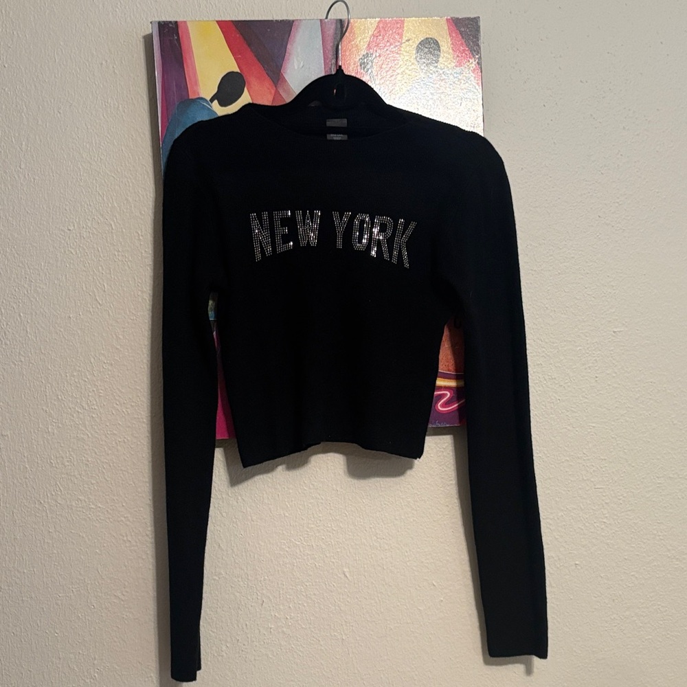 Elegant Black Women's Long Sleeve Top